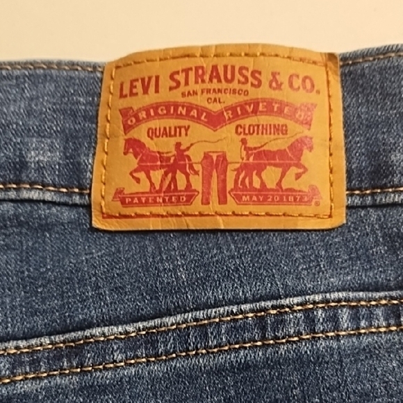 Levi's Dark Blue Stretchy 311 Shaping Skinny Denim Jeans 24W - Picture 3 of 10